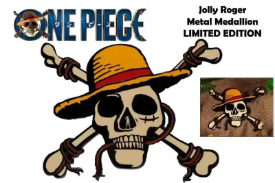 Figurine One Piece jolly roger limited edition medallion